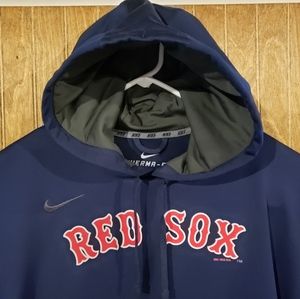 Nike RED SOX Baseball mens XL hoodie Blue/Gray